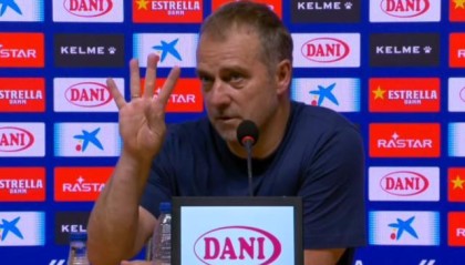 弗利克：亚马尔赛前热身时就进了一模一样的世界波